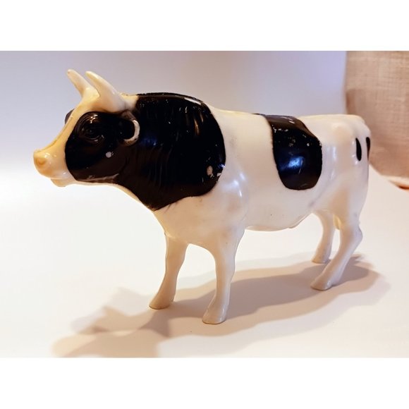 Vintage Nylint Corp Bull toy figure made of Hard Plastic farm animal - Picture 2 of 8